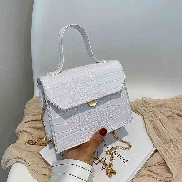 

evening bags 2022 fashion solid color small handbags for women soft leather female shoulder animal prints crossbody luxury purses 220608