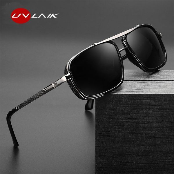 

uvlaik aluminum magnesium alloy sunglasses men polarized lens sun glasses male classic driving pilot brand design sunglass uv400 220429, White;black