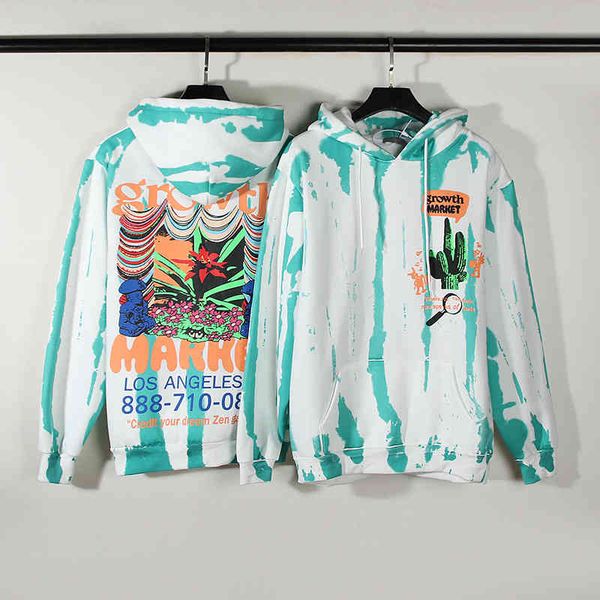

men's hoodies sweatshirts ss autumn and winter high street men's women's hip-hop tie dyed graffiti couple's loose 9oo3, Black