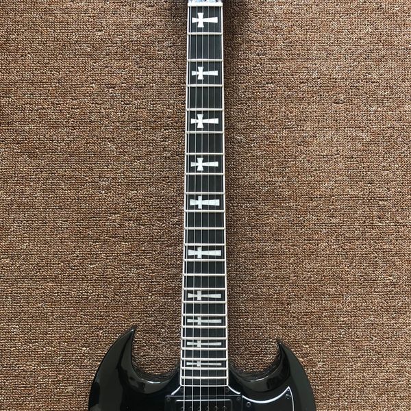 

sg g400 electric guitar rosewood fingerboard, black hardware