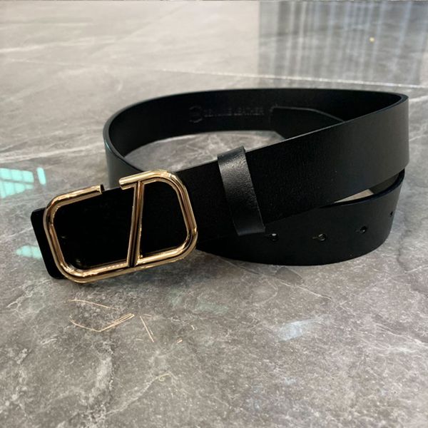 

luxury designer belt classic solid color letter belts for designers vintage pin needle buckle beltss 4colors width 3.8 cm size 100-125 good, Black;brown