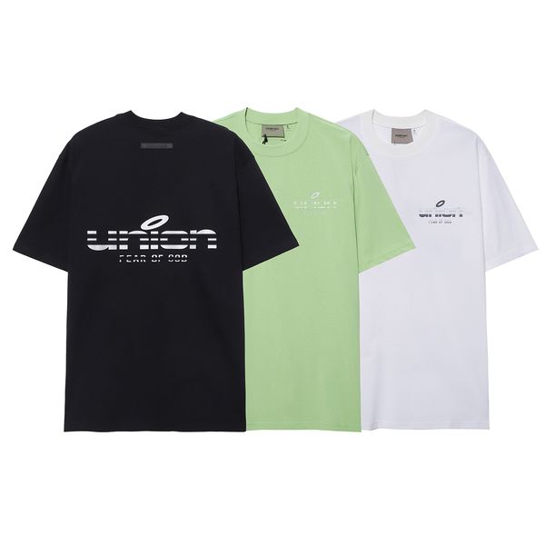 

men's clothing short sleeve tees polos mens t-shirts summer simple union cotton casual solid color t-shirt men fashion top, White;black