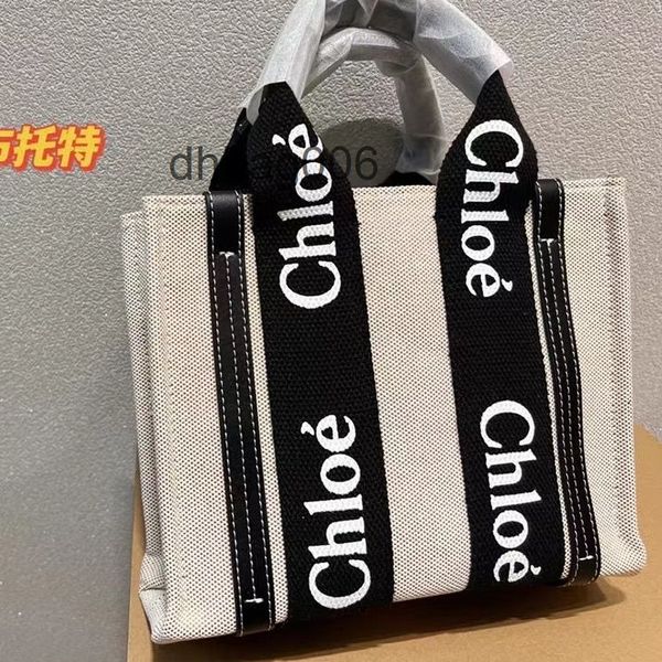 

woody designer bags 2022 cloe canvas totes tote bag printed letter stripe handbag high capacity tote fashion casual