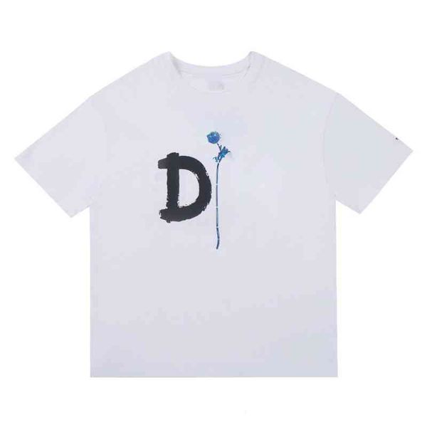 

designer t shirt tide brand no 22 ah letter print short-sleeved t-shirt fashion loose oversize sweatshirt ins new men's and women', White;black