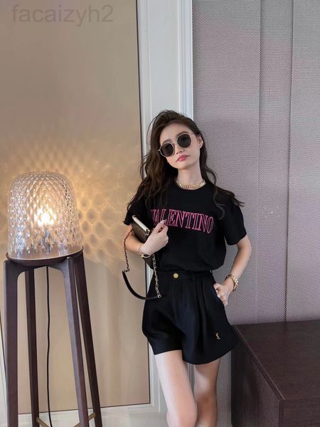 

women's t-shirt designer chaopai 22 early spring new three-dimensional foam printing, loose cut, comfortable and exquisite small round, White