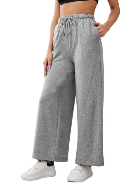 

space dye drawstring waist sweatpants y7oj#, Black;white