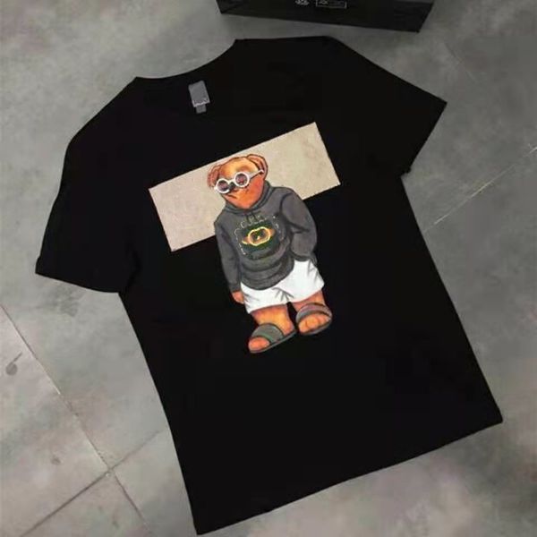 2022 Moda Homens Mulheres Mangas Curtas Impressão de Tee Algodão Verão Rua Skate Mens T-Shirt Unisex Casualt Camiseta Tamanho S-4XL