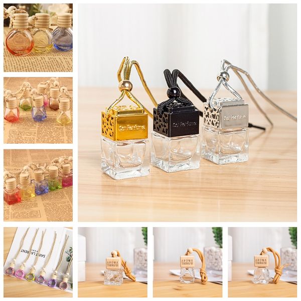

home essential oils diffusers car perfume bottle rearview ornament air freshener decoration