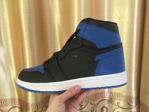 

1 1s high black blue 555088-085 basketball shoes womens mens size us 4-13 41-47