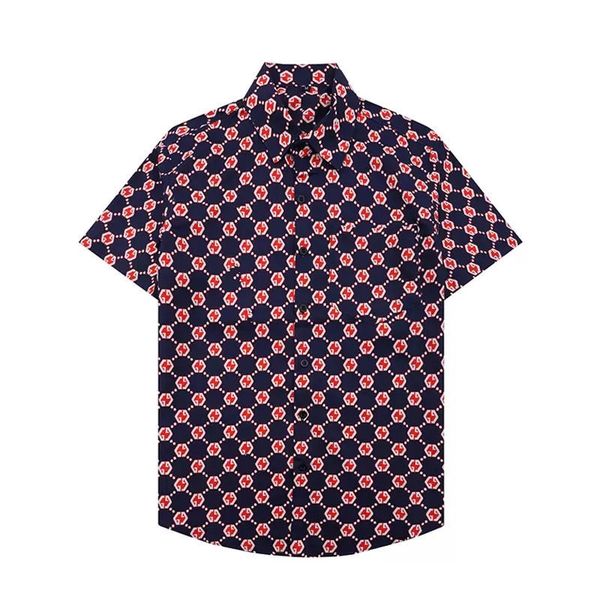 

luxury designer shirts men's fashion tiger bowling tshirt hawaii floral casual shirts men slim fit short sleeve dress shirt asia size, White;black