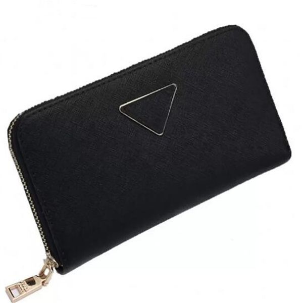 

designers classic standard wallets long zipper purse handbag credit card holder fashion men and women clutch wristlet walket, Red;black