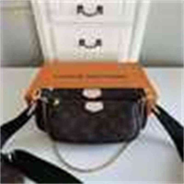 

m44813 multi-pochette accessoires three-piece crossbody bag waist bags mini belt bags long wallet chain wallets purse clutches evening pouch