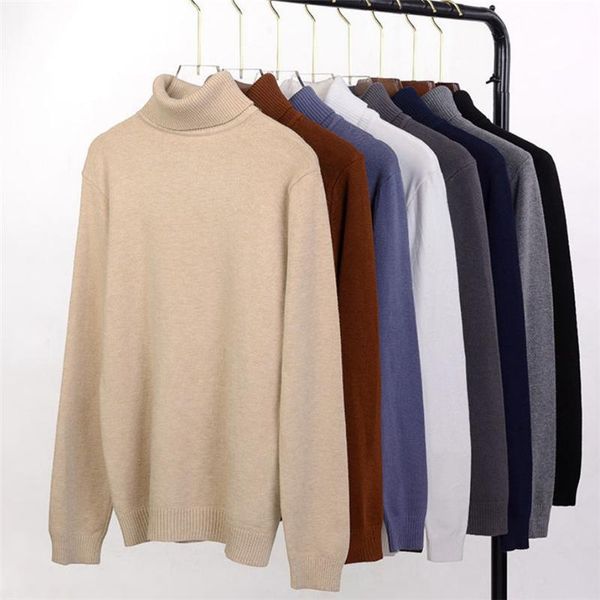 Herrenpullover koreanische Männer Pullover 2022 Rollkragenpullover Pullover Herbst Jersey de Hombre Mode männliche Winterkleidung Ziehen Sie Hommemen