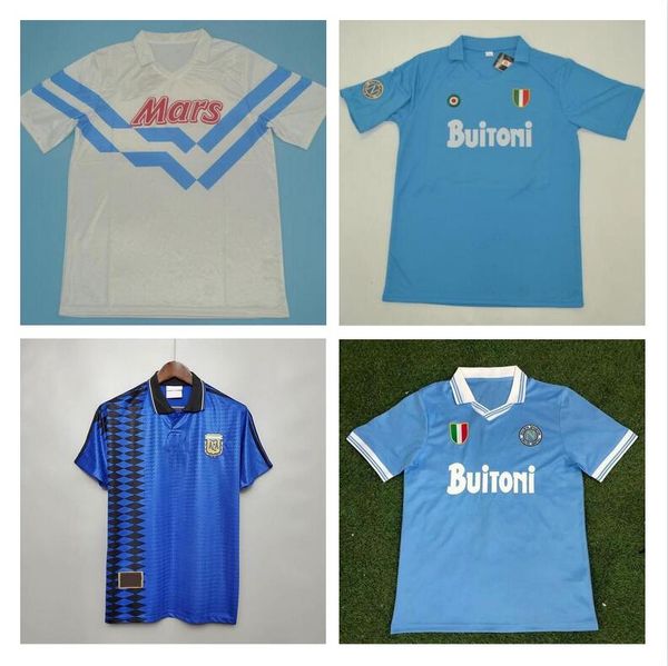 

napoli 1986 1987 1988 1989 1990 1991 maradona retro naples soccer jerseys 1981 1995 1996 classic vintage boca juniors football shirts home, Black;yellow