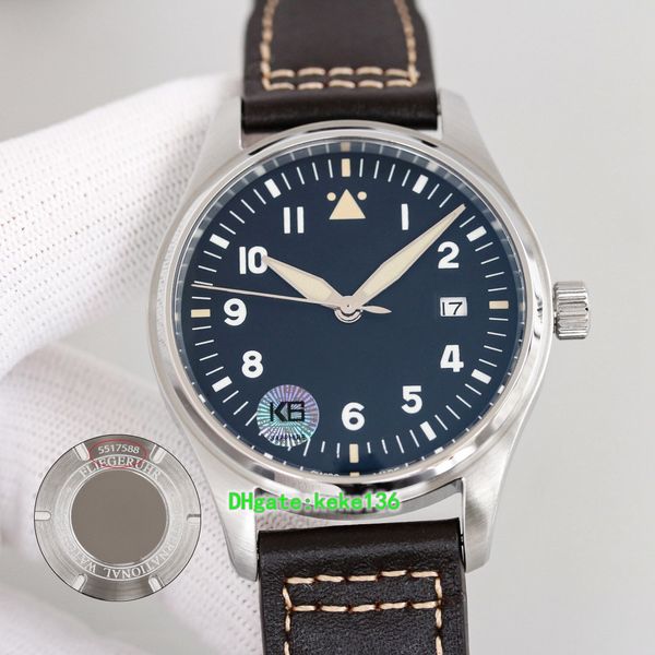 3 Stil TWF K6 Super Qualität Herrenuhr Armbanduhren IW327004 40mm Alligatorlederarmband Lumineszenz ETA 2892 Uhrwerk Automatik Herrenuhren