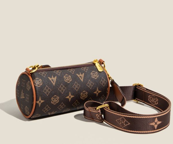 

cylindrical women shoulder bag fashion designer handbag ladies crossbody bag casual totes trendy messenger bag