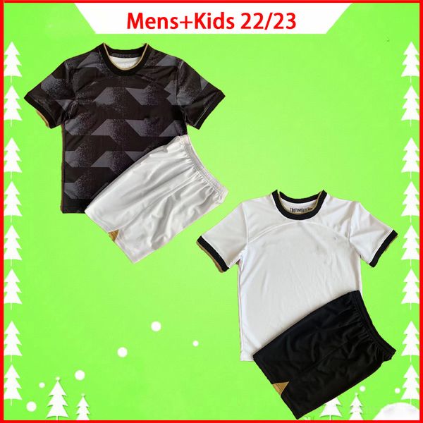 

mens kids kit corinthian 22 23 soccer jerseys sets gil gabriel 2022 2023 balbuena luan cassio jadson boys suit football shirts senna kazim f, Black;yellow