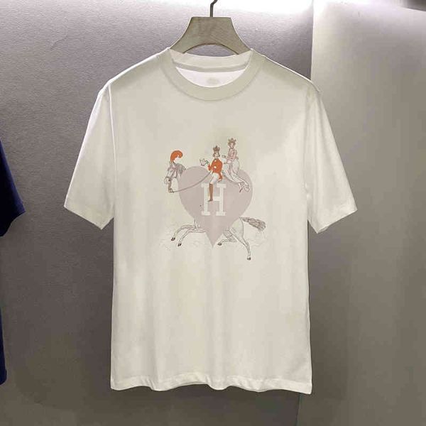

men's t-shirts summer fashion brand war horse love orange empire printing cotton couple short sleeve t-shirt men, White;black