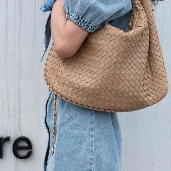 

handbags bottegass's designer venetas's monk fashion bag woven temperament high sense dinner personality carry armpit