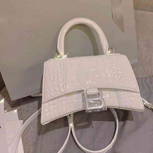 

handbag balencaigass bag designer luxurys family b women 2022 fashion hourglass leather women's light brand one shoulder messenger kpey