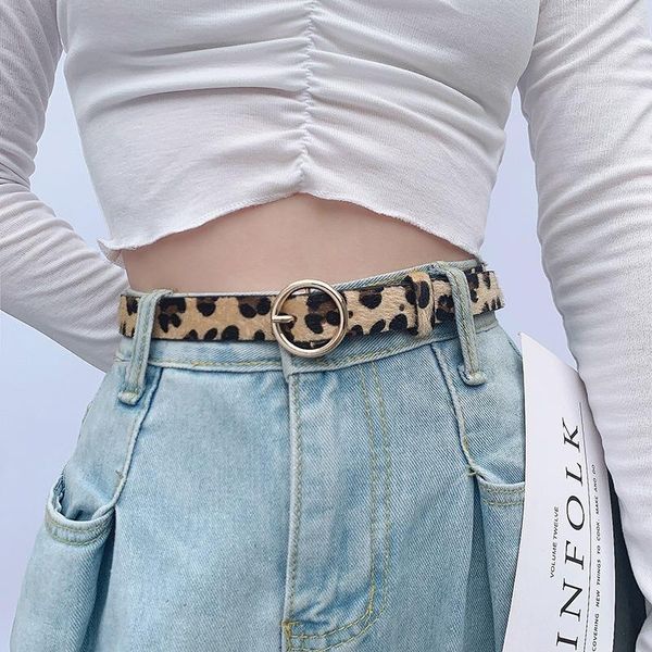 Belts Belt Women's Summer Decoration With Jeans Dress Fashion Leopard Print for Youth Designer Beltscheadts