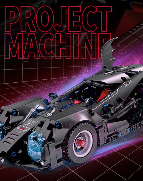 

wholesale kaizhi building block machinery technology spideman dark knight car toys children's hand-made puzzle model plaything gifts