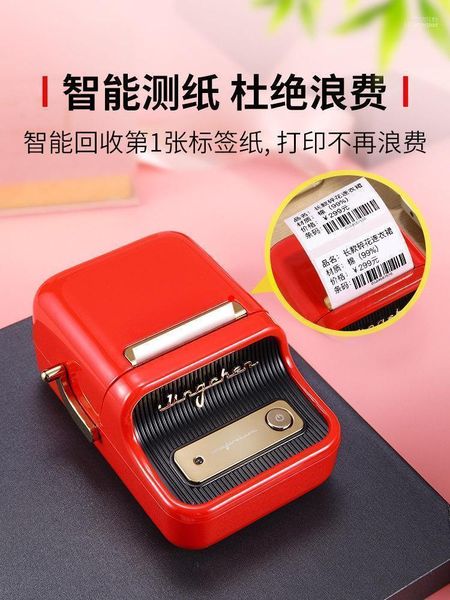 NiiMBOT B21 Schmuck Etikettendrucker Hand Tag Automatische Barcode Maschine Kleine Preis Drucker Roge22