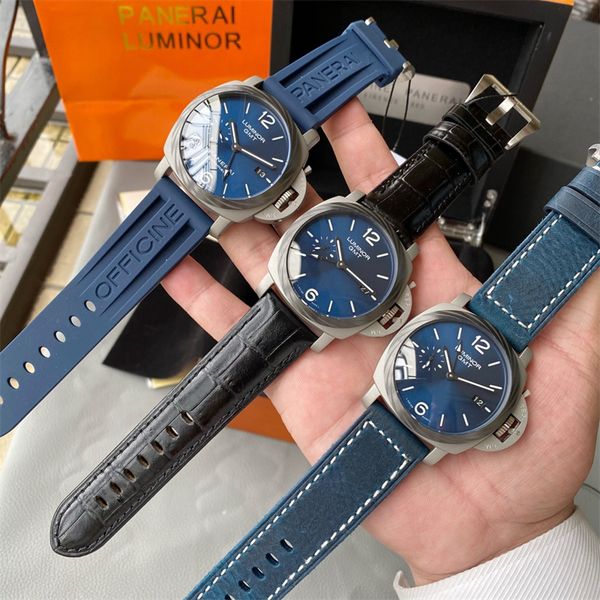 

v7 montre de luxe luxury watch men watches 44x16mm automatic mechanical movement steel case wristwatches waterproof, Slivery;brown