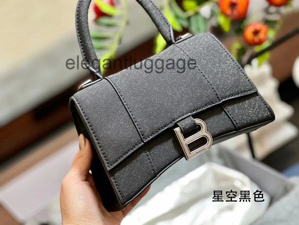 

handbags crossbody 2022 leather designer bags bbalencaig'ss hourglass bag home female b crocodile pattern fashion versatile o crvm