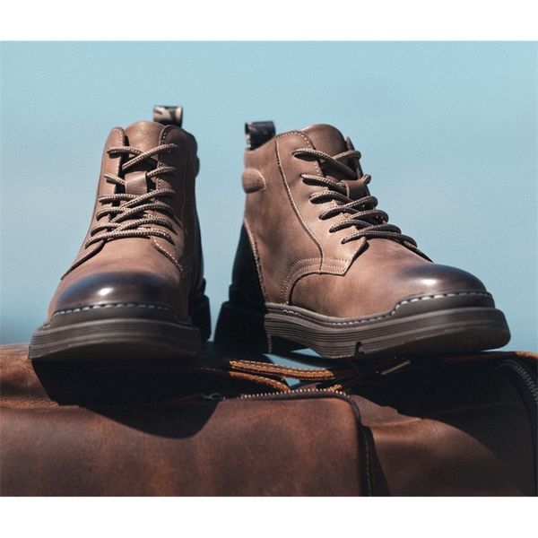 

dress shoes arrival men classic business formal shoes autumn winter work ankle boots g 220824, Black