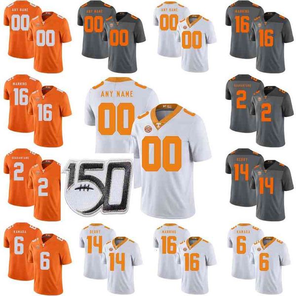 

tennessee volunteers college football jerseys marquez jersey jt shrout jeremy banks john kelly derek barnett custom stitched, Black