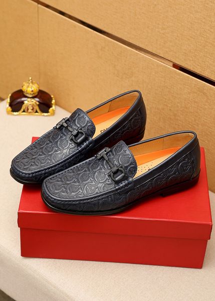

2022 men formal shoes bridegroom dress shoes brand wedding party oxfords male fashion business genuine leather flats size 38-45, Black