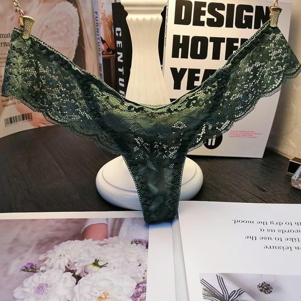 

women's panties sp&city lace transparent thongs erotic women's underwear traceless temptation mesh hollow seamless briefs tanga, Black;pink