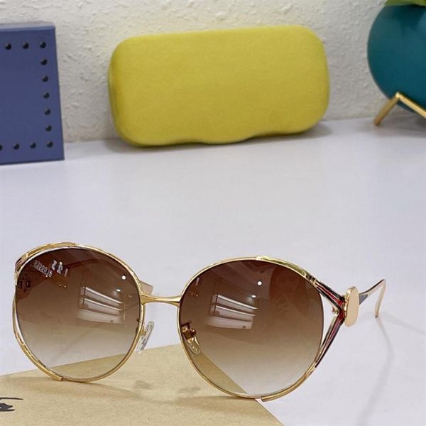 

sunglasses for men women summer 0225 style anti-ultraviolet retro plate metal oval full frame eyeglasses random box184a, White;black