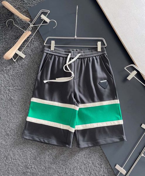 

beach shorts mens women icon drawstring short relaxed homme fashion designer clothes printed letters summer black white red breathable baske, White;black