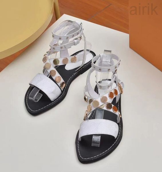 

classic womens summer slippers sandal striking gladiator leather outsole flat chain slipper slides canvas plain sandals shoes 2023, Black