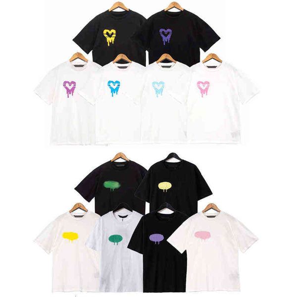 

palm summer designer womens t shirt mens tshirt white black printing t-shirt clothing spray letter short sleeve spring summer men womenjejg