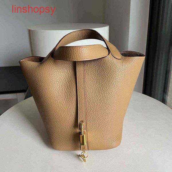 

herme bags picotinslocks bags 18 22 26cm 4b biscuit color director pure hand sewing wax line origina