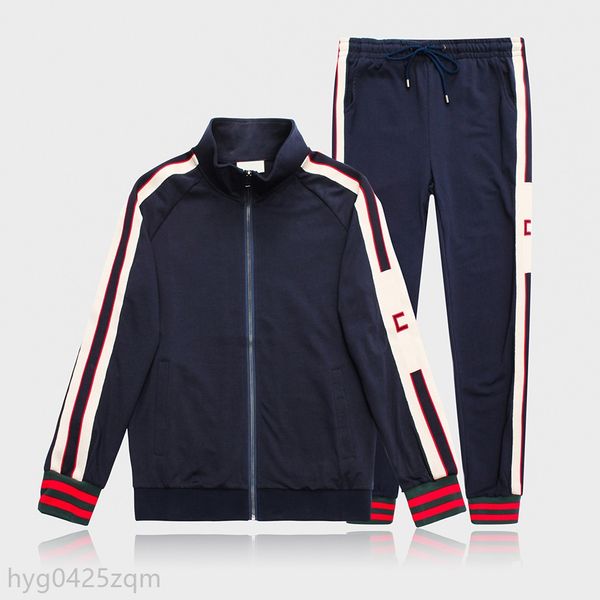 

2022ss men tracksuits fashion jackets suits mens hiphop style clothing set autumn streetwear winter sportwear coat + jogger pants 10 styles, Gray