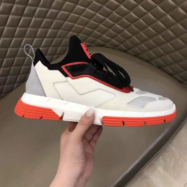 

famous brands men's casual shoes luxury design twist sports sneakers low shoes lace up genuine leather outdoor footwear walking traine, Black