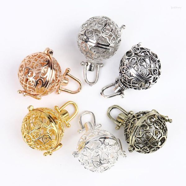 Anhänger Halsketten Harmonie Chime Ball Halskette Geschenk Mexikanische Bola Medaillon Käfig Schwangerschaft Klänge Glocke Schwangere Frauen Kind Schmuck GeschenkAnhänger Gott