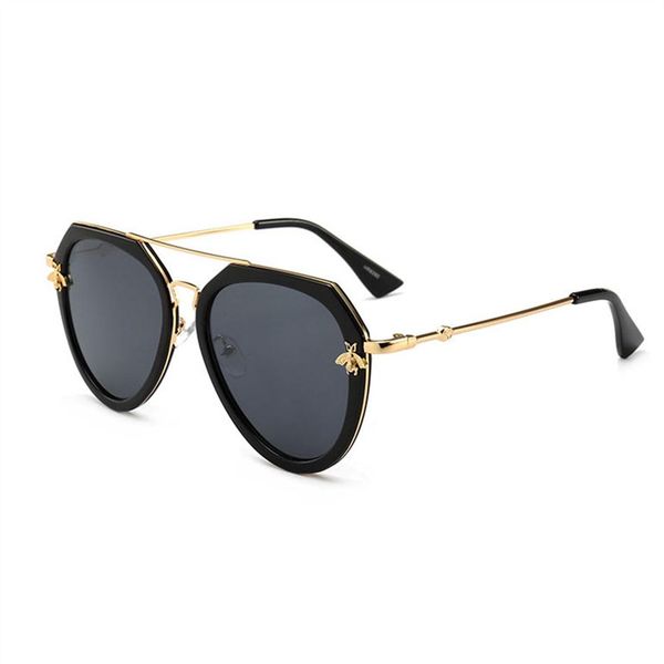 

brand sunglass men women summer luxury sunglasses uv400 polarized sport mens sun glass golden with box316g, White;black