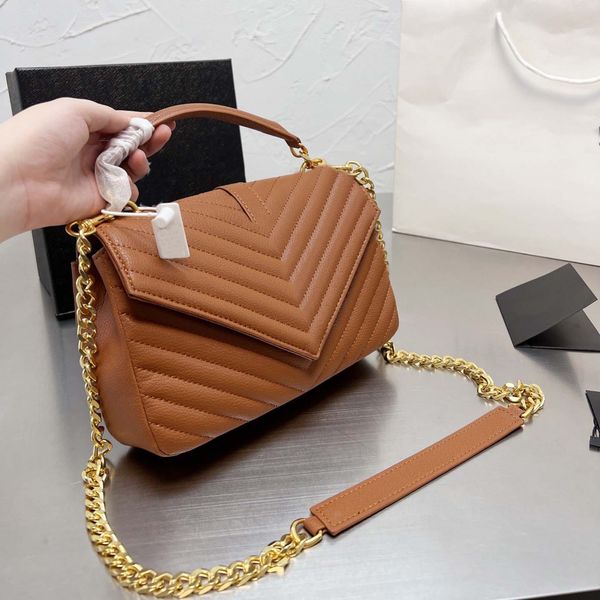 

trendy shoulder bag popular womens classic leather handbag v pattern elegant envelope bag chain designer high end crossbody for various plac