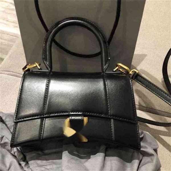 

handbags designer paris bbbalencaigassss b 2022 women's bags hourglass wallet crocodile pattern leather one shoulder messenger