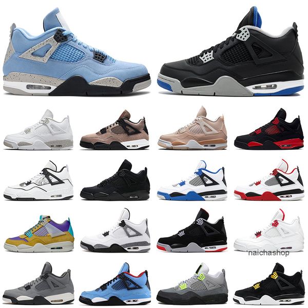 

shoes 4 4s men basketball shoes university blue white oreo taupe haze black cat diy shimmer cactus womens mens trainers sports sneakers size