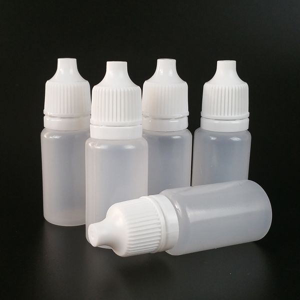 2ml 3ml 5ml 10ml 15ml 20ml 30ml damlalık şişeleri 2000pcs/lot PE malzemesi boş göz sıvı damlalık şişesi
