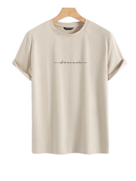 

men letter graphic tee u3g5#, White;black