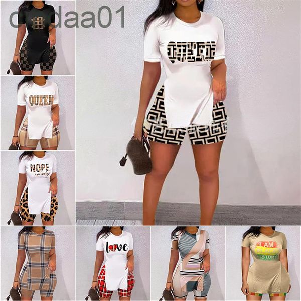 

2022 designer tracksuits casual short sleeve leggings outfits fashion 265k, Gray