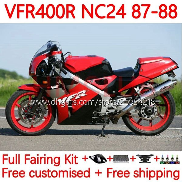 Body Kit für HONDA RVF400R VFR400 R NC24 V4 VFR400R 87-88 Karosserie 132Nr