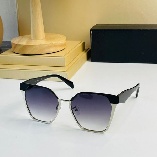 

Gradient Light Lenses Sunglasses Luxury Driving Mirror Square CAT-Eye Frames Sports PR83WS Polarized Sun Glasses Designer For Women Metal Asymmetric Frame Goggle
